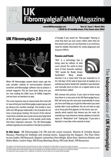 Fibromyalgia Magazine issue 