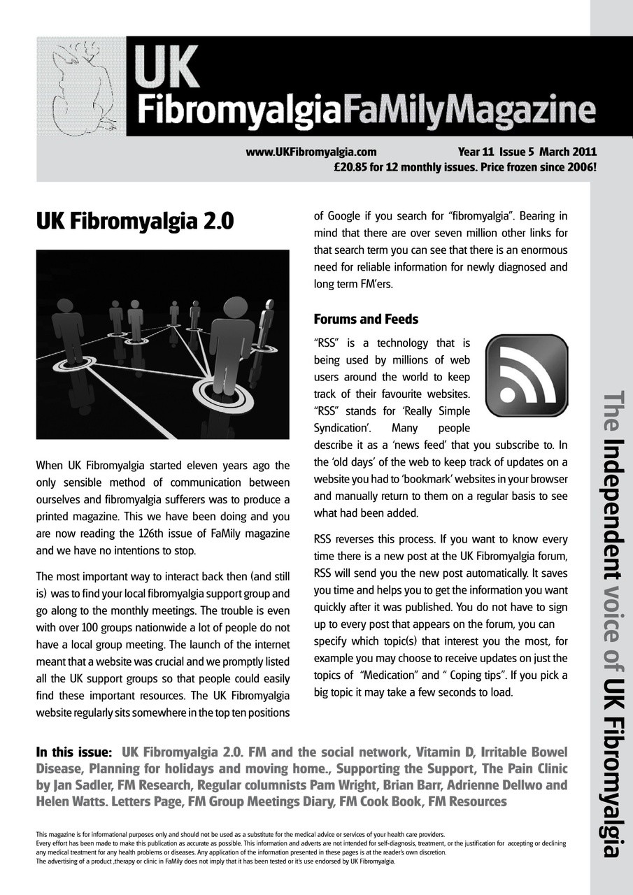 Fibromyalgia Magazine Preview Pages