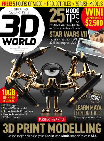 3D World issue February 2015