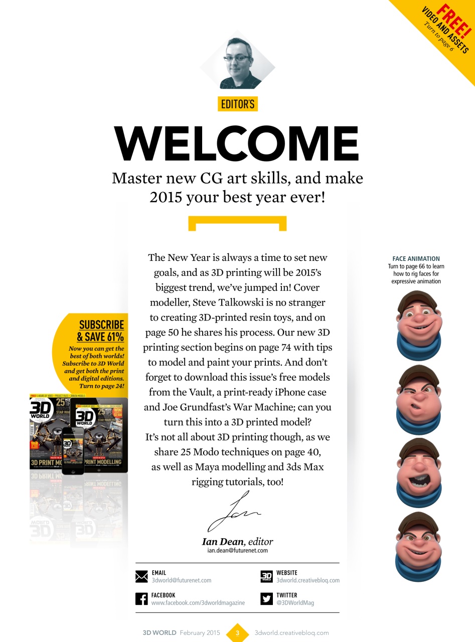 3D World Preview Pages