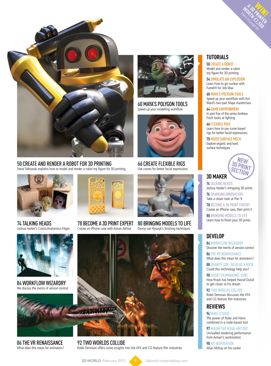 3D World Preview Pages