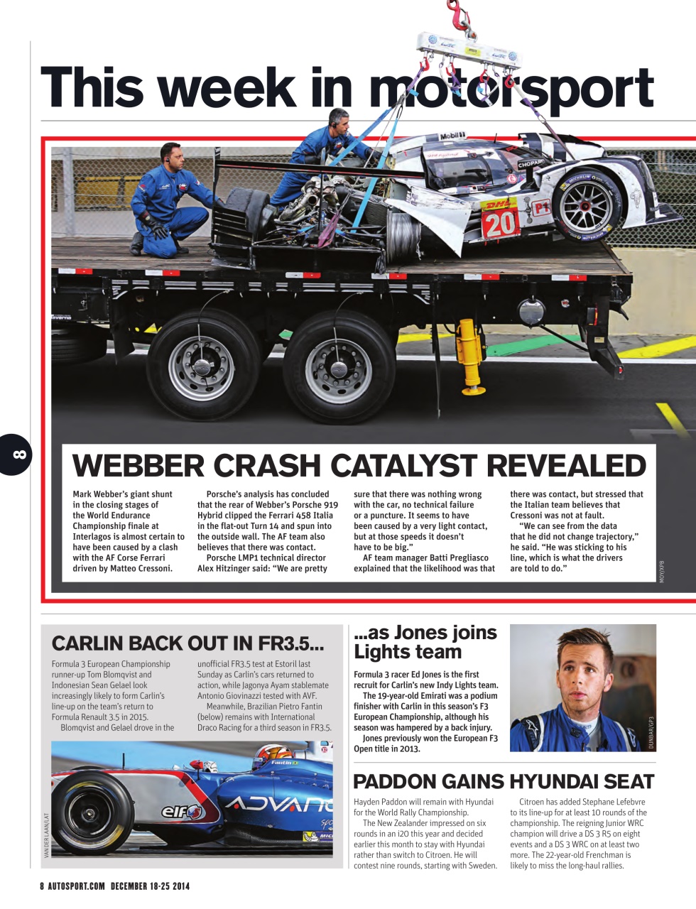 Autosport Preview Pages