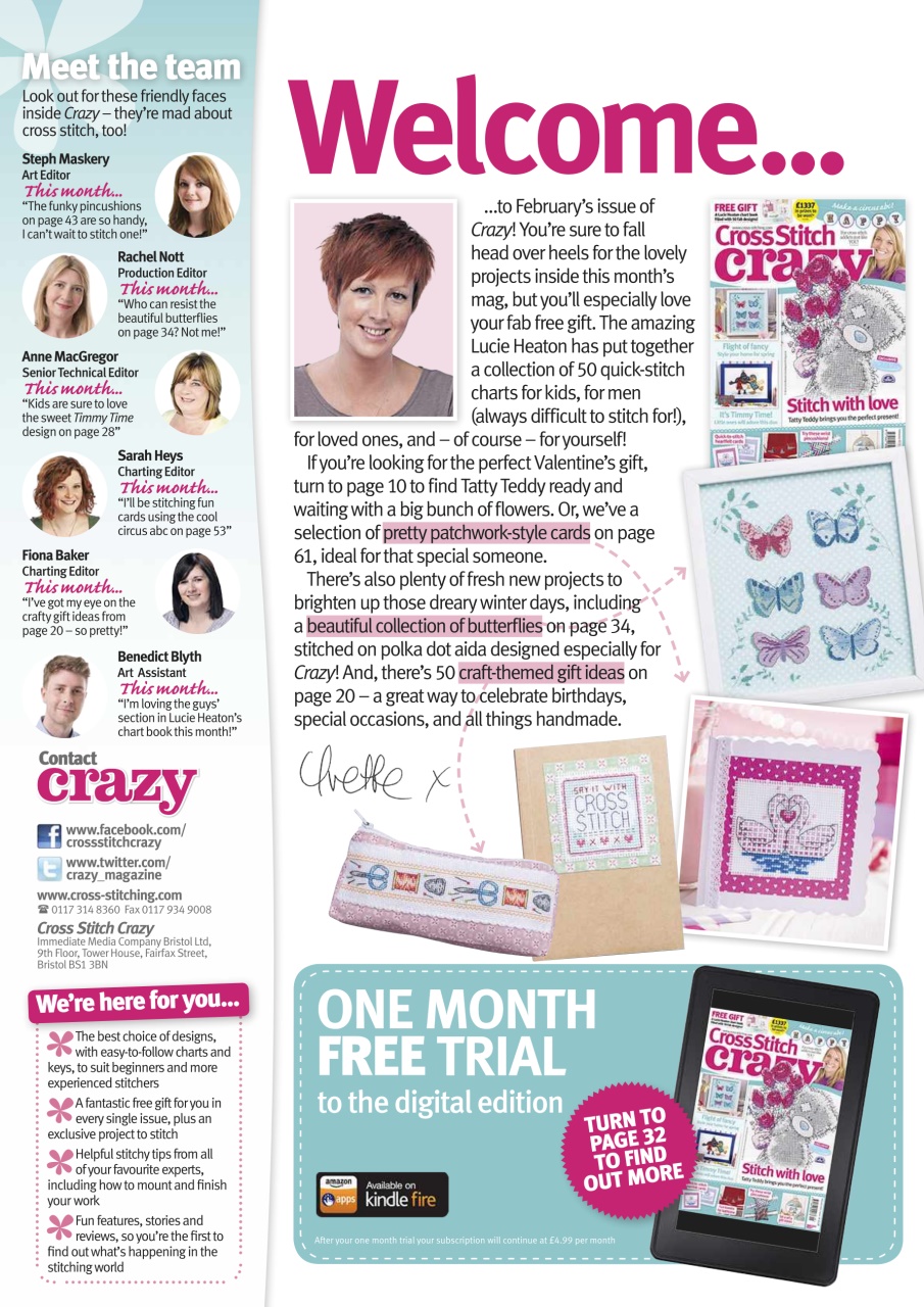 Cross Stitch Crazy Preview Pages