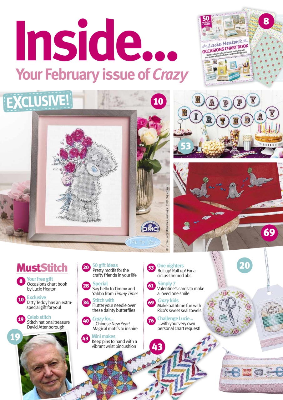 Cross Stitch Crazy Preview Pages