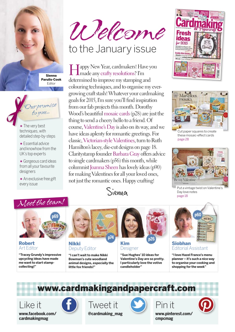 Cardmaking & Papercraft Preview Pages