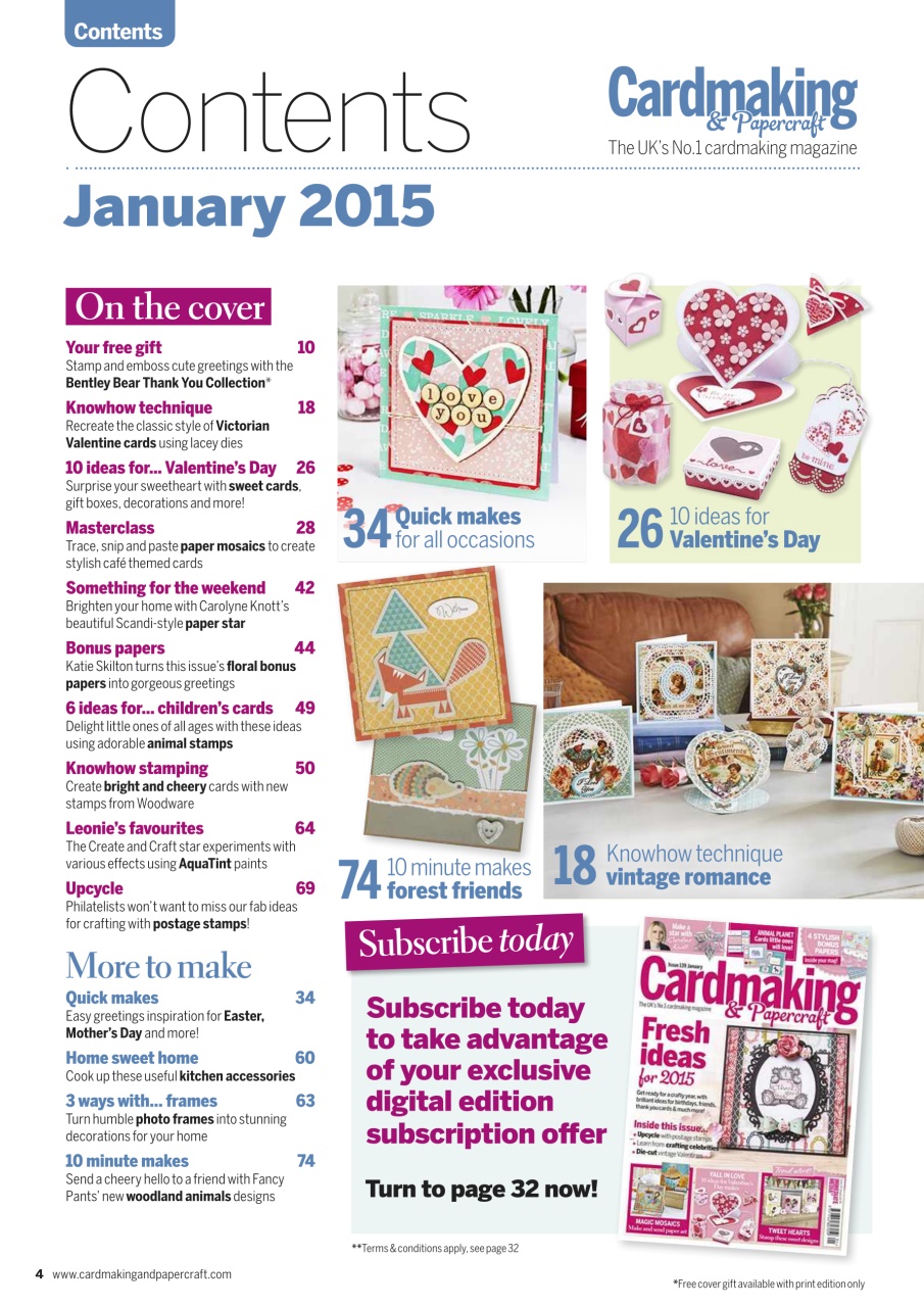 Cardmaking & Papercraft Preview Pages
