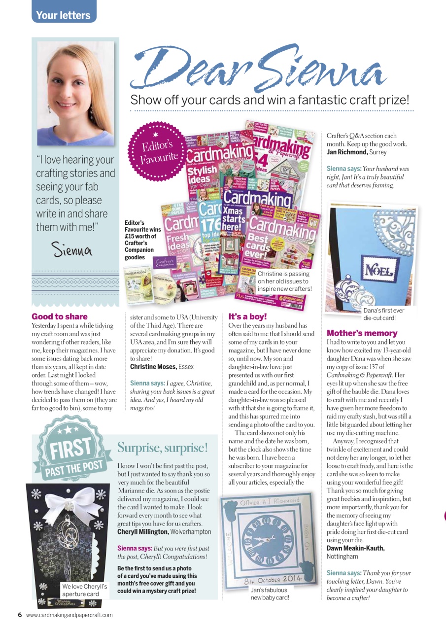 Cardmaking & Papercraft Preview Pages