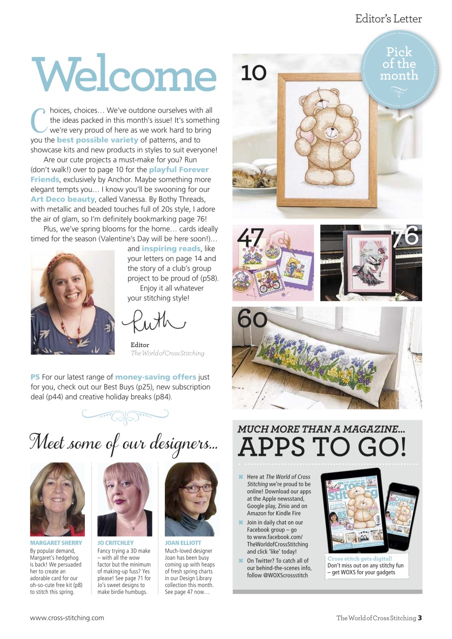 The World of Cross Stitching Preview Pages