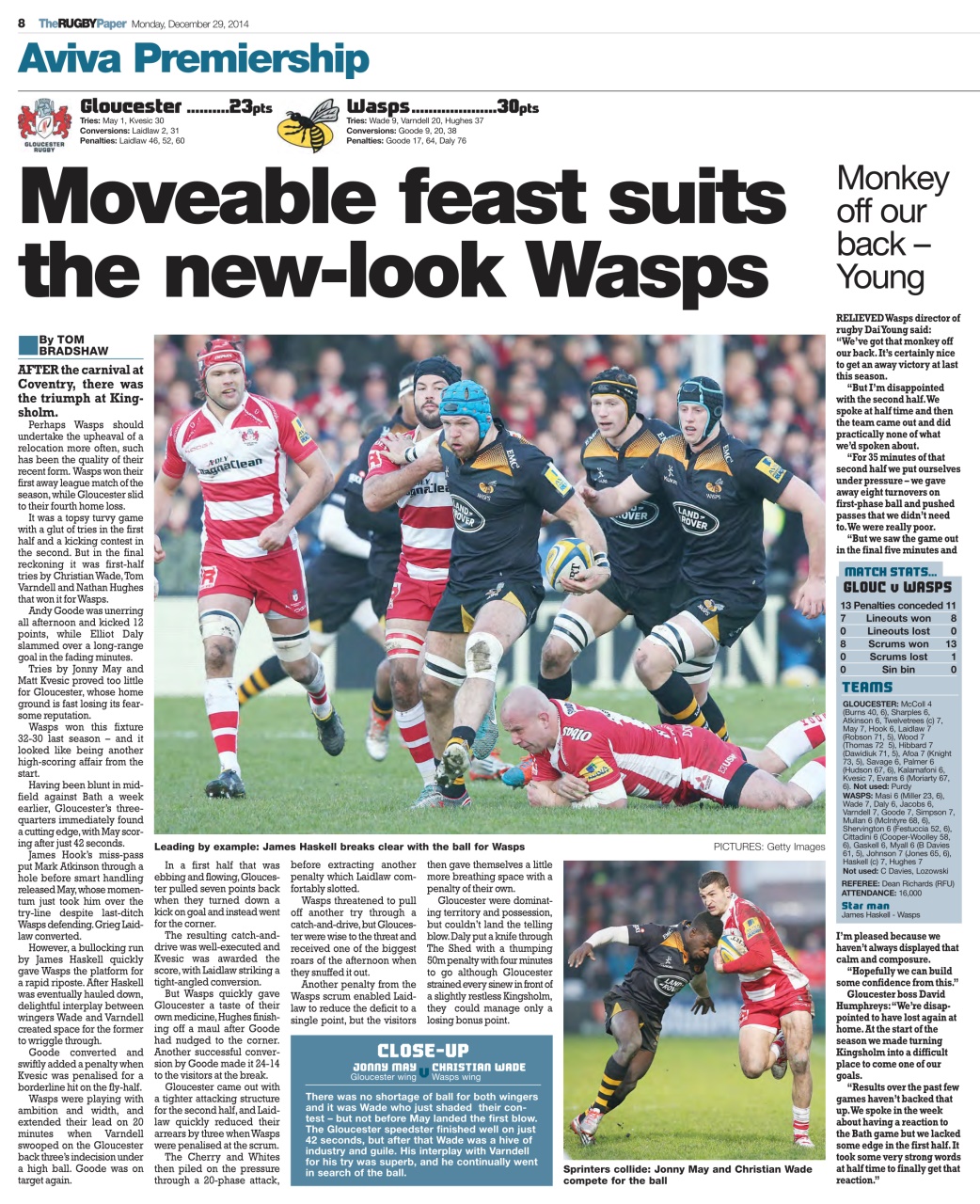 The Rugby Paper Preview Pages