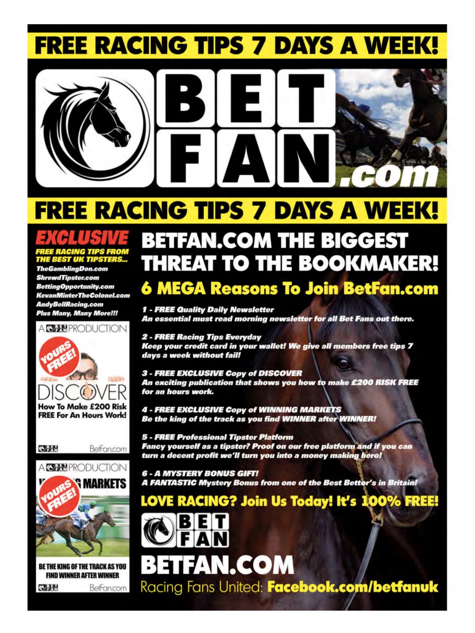 Racing Ahead Preview Pages