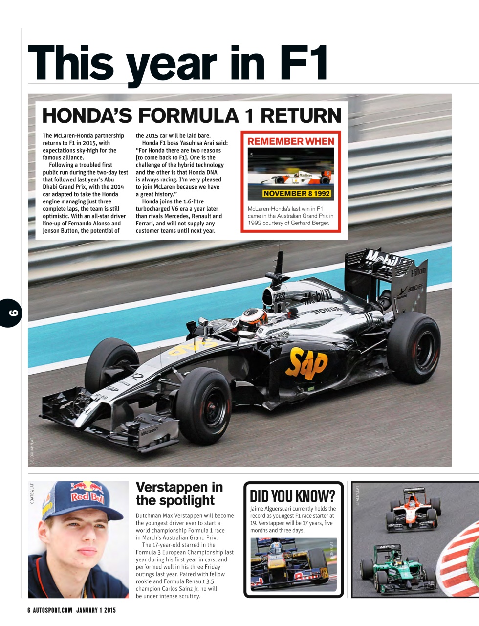 Autosport Preview Pages