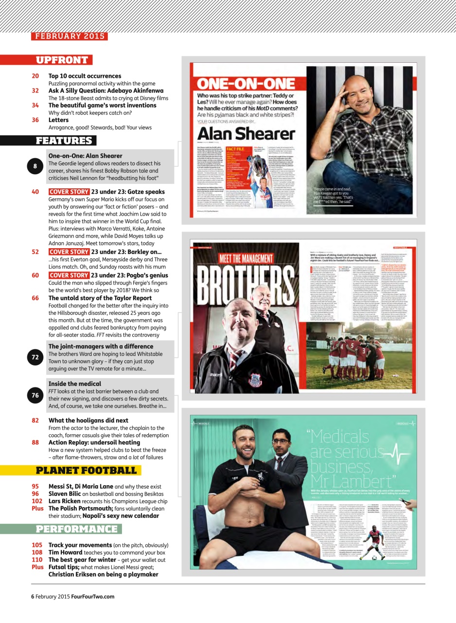 FourFourTwo Preview Pages