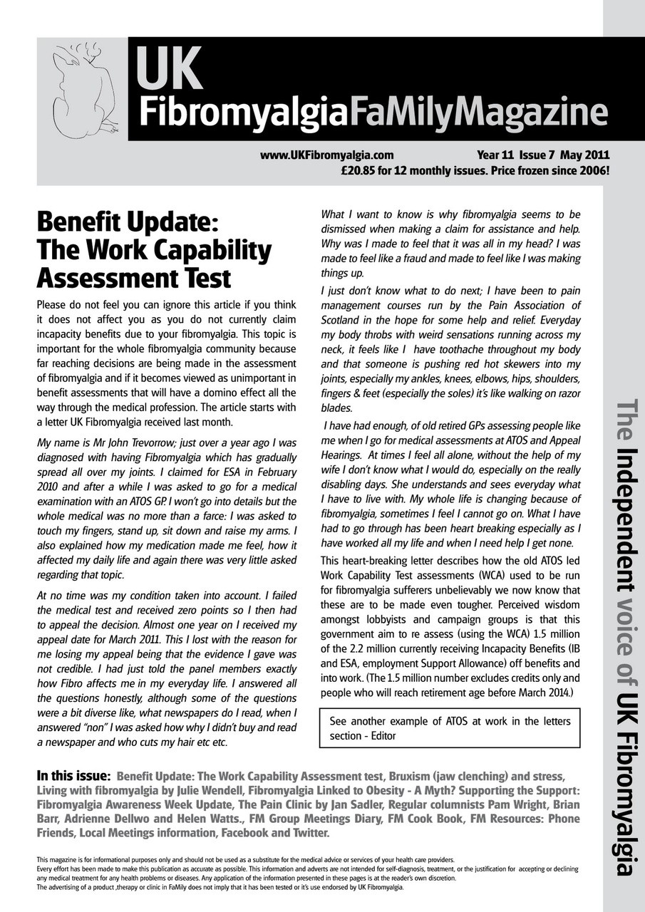 Fibromyalgia Magazine Preview Pages