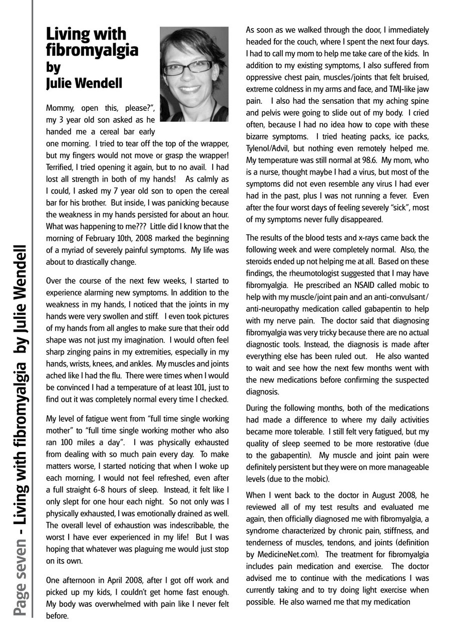 Fibromyalgia Magazine Preview Pages
