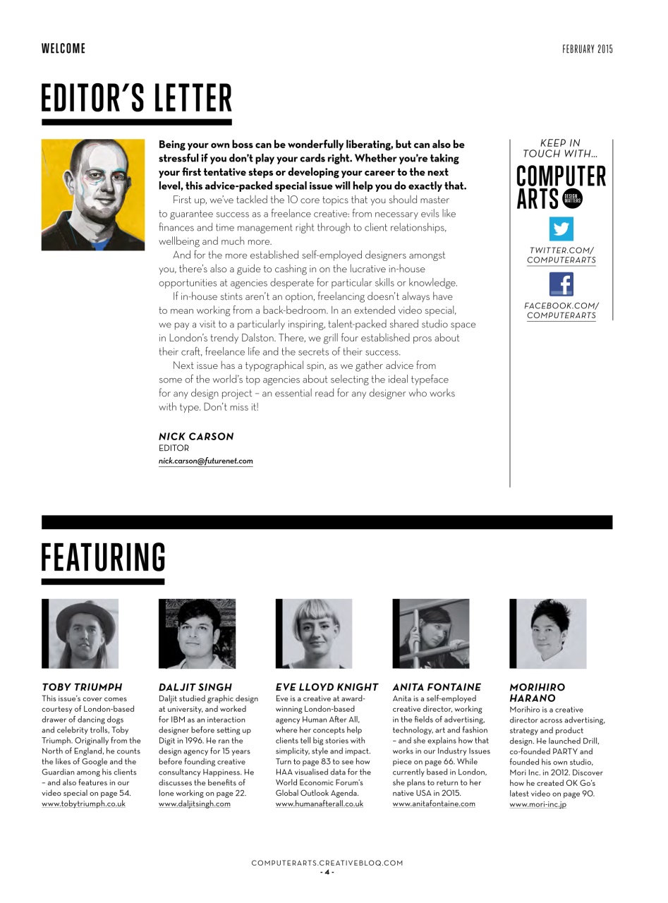 Computer Arts Preview Pages