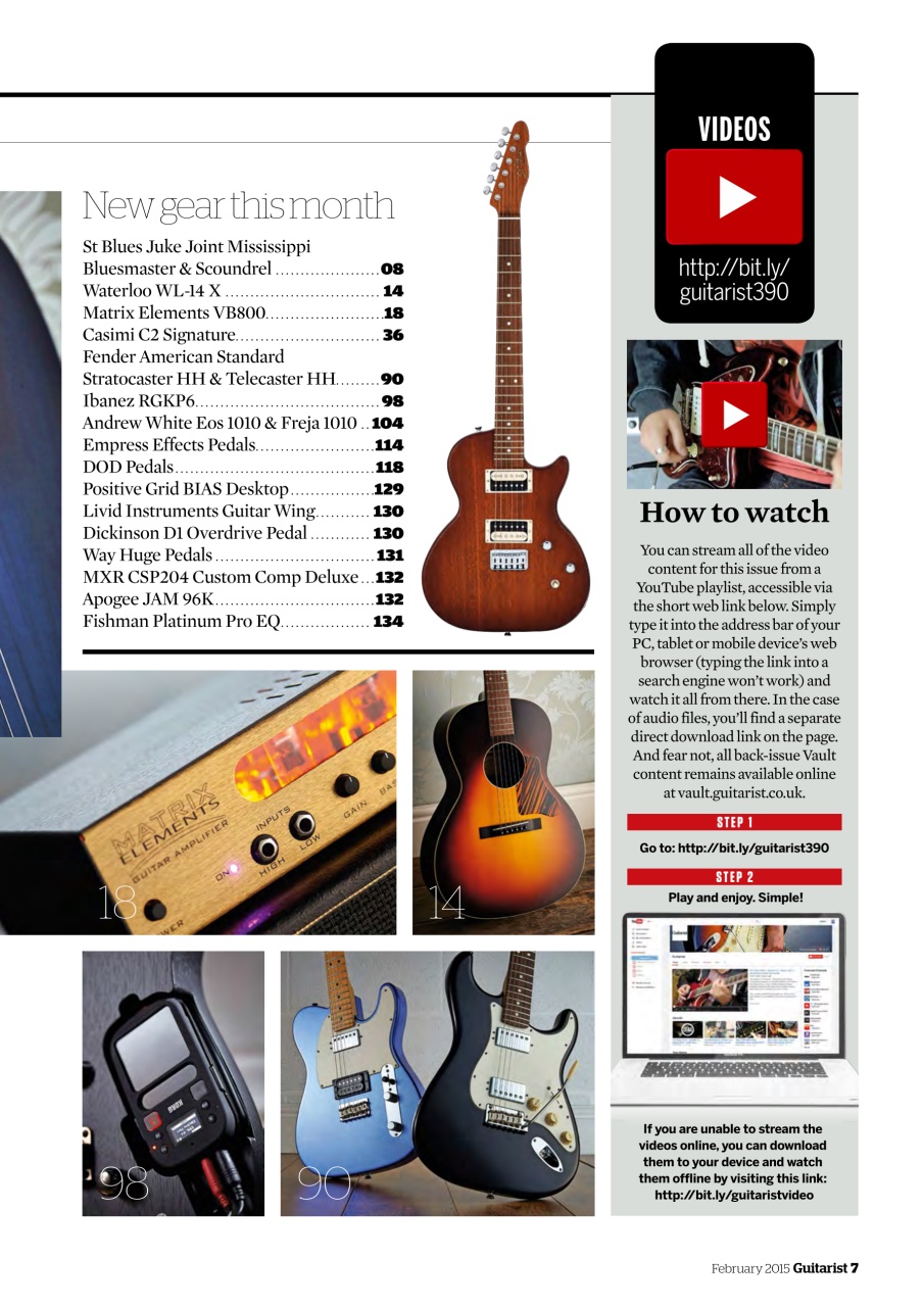 Guitarist Preview Pages
