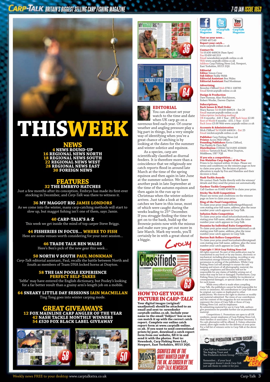 Carp-Talk Preview Pages