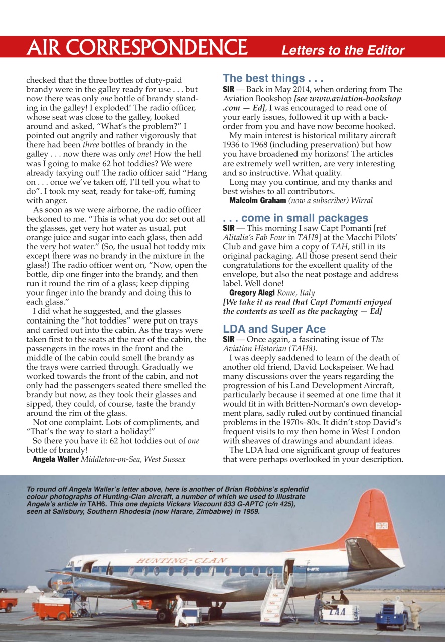 The Aviation Historian Magazine Preview Pages