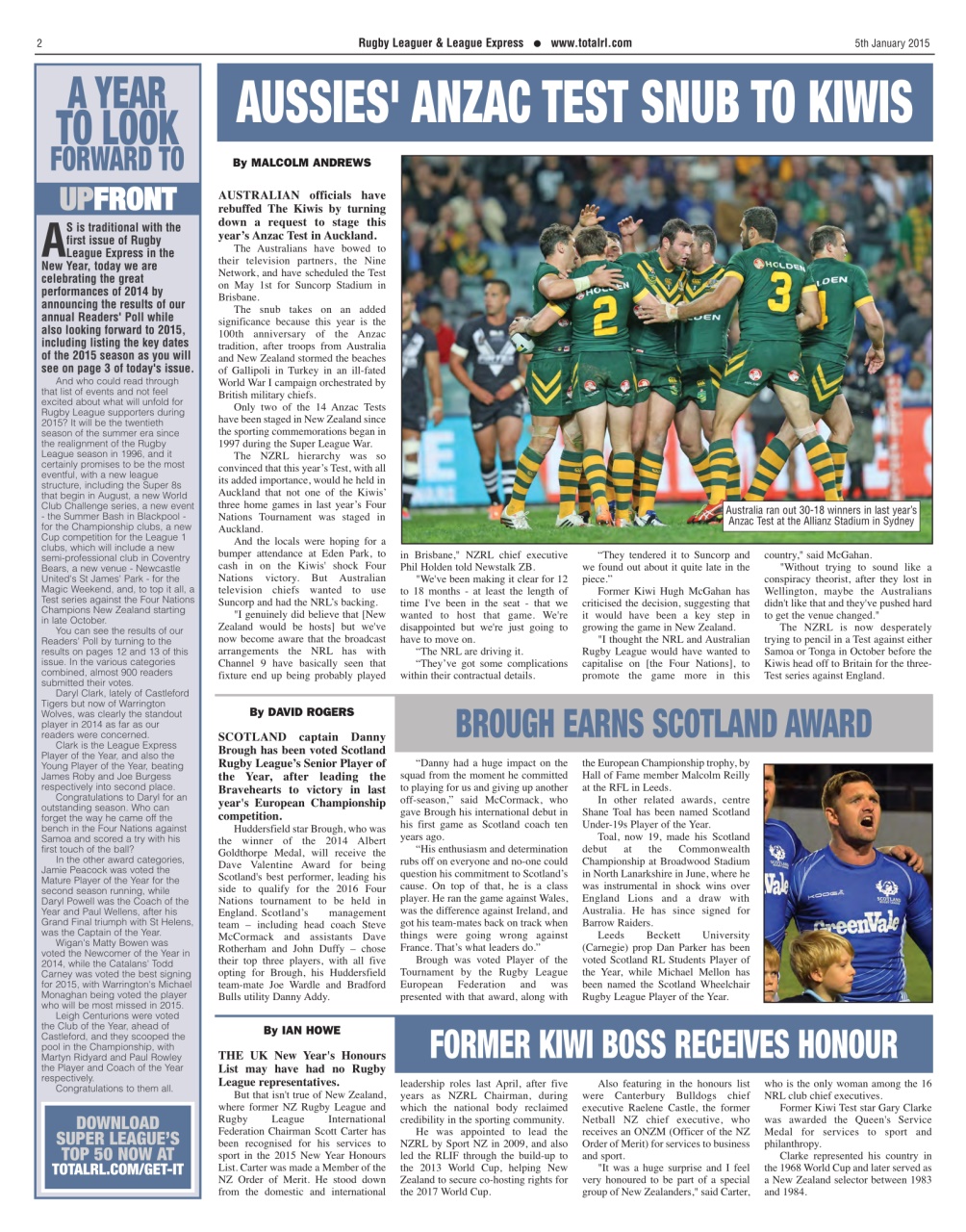 League Express Preview Pages