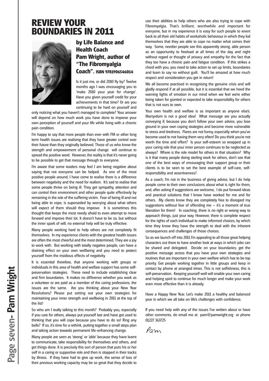 Fibromyalgia Magazine Preview Pages