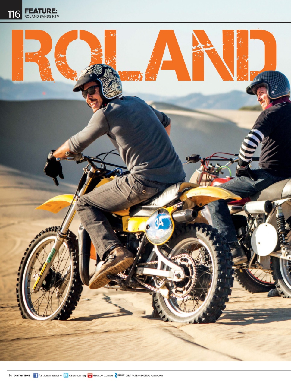 Dirt Action Preview Pages