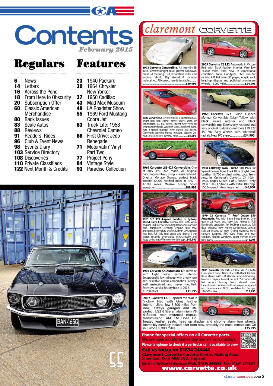 Classic American Magazine Preview Pages