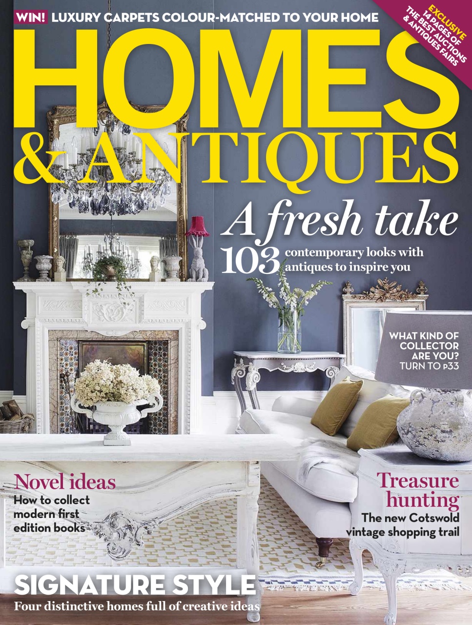 Homes & Antiques Magazine Preview Pages
