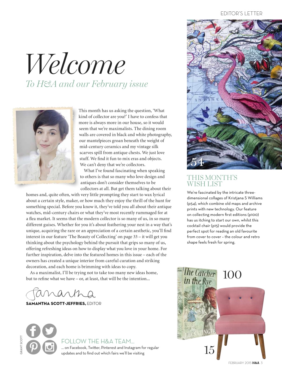 Homes & Antiques Magazine Preview Pages