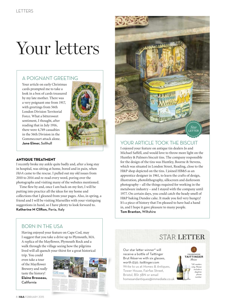 Homes & Antiques Magazine Preview Pages
