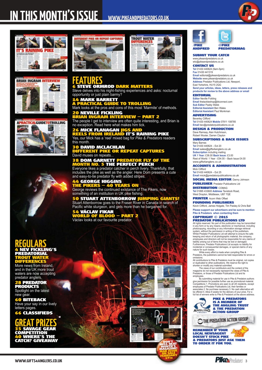 Pike & Predators Preview Pages