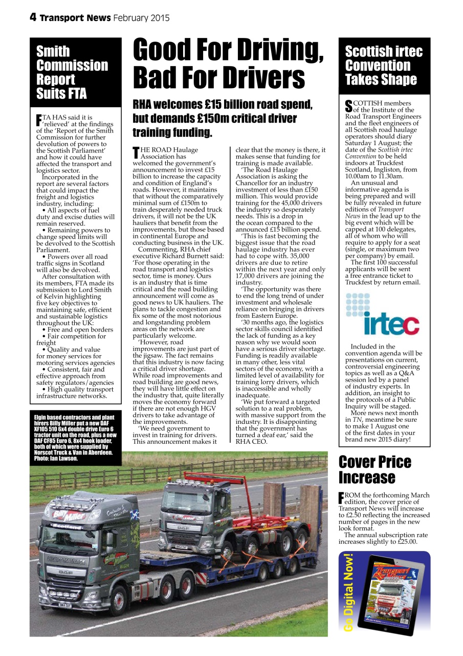 Transport News Preview Pages