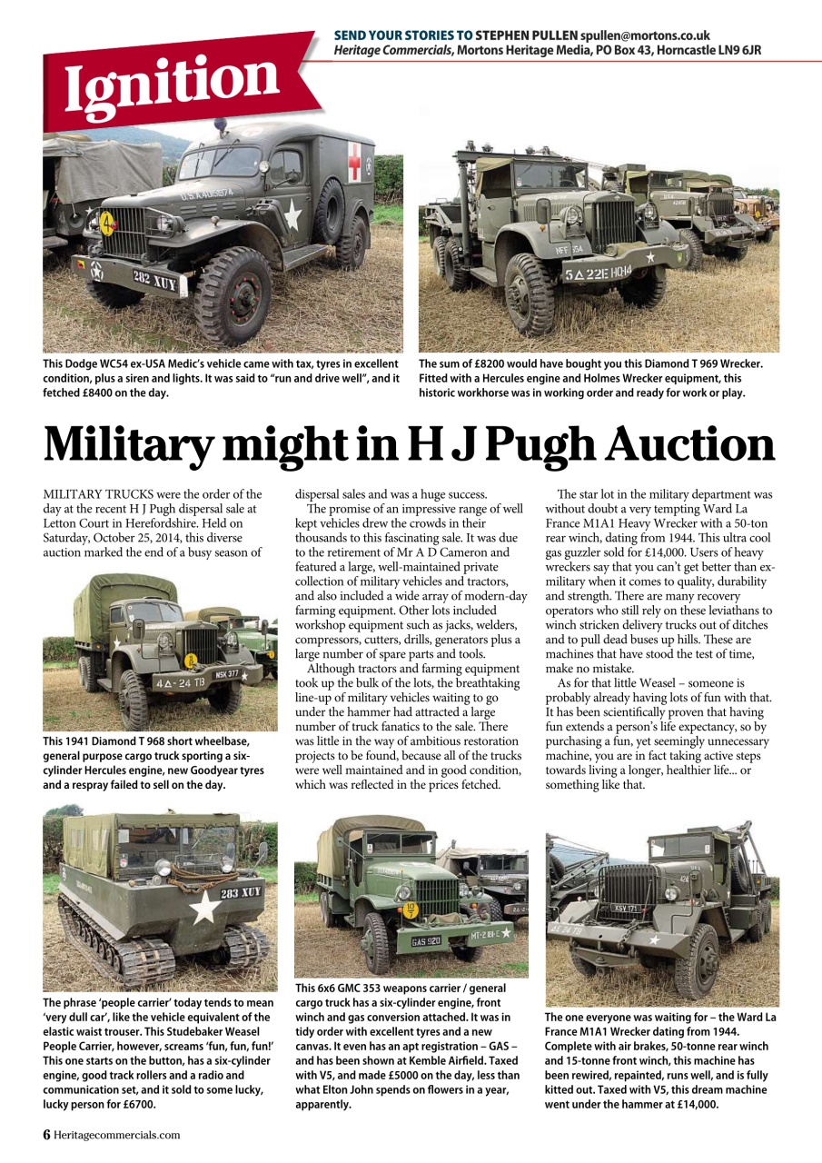 Heritage Commercials Magazine Preview Pages