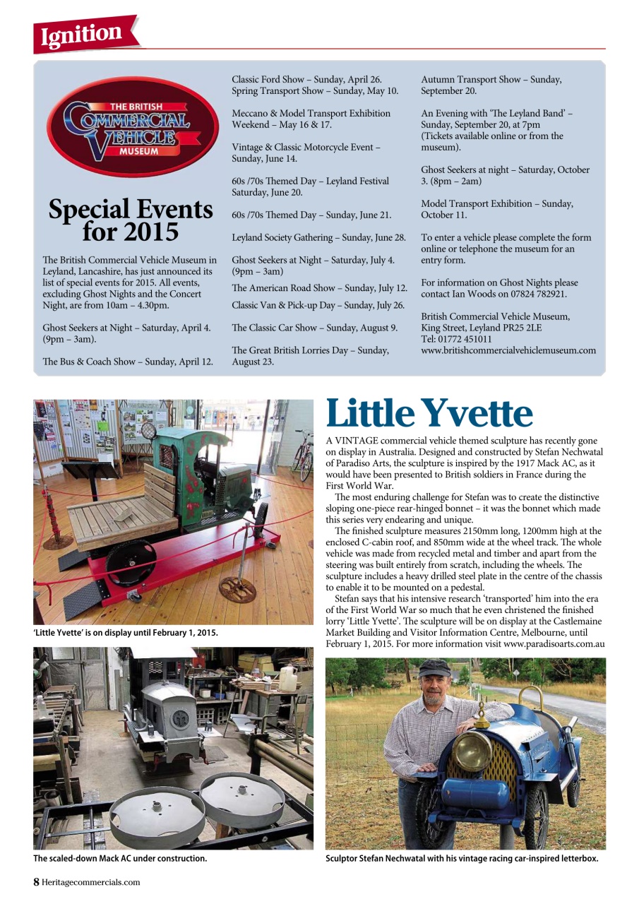 Heritage Commercials Magazine Preview Pages