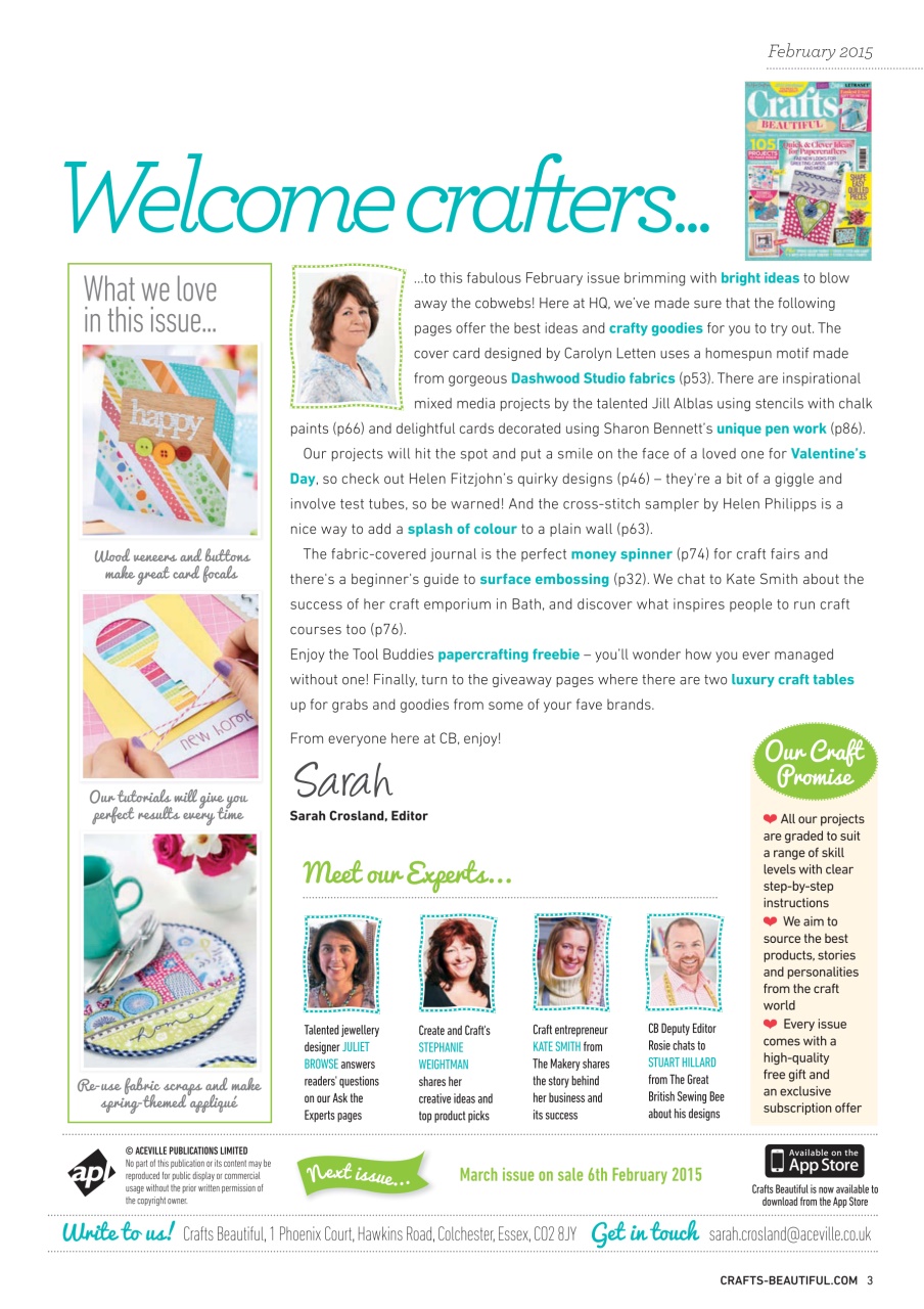 Crafts Beautiful Preview Pages