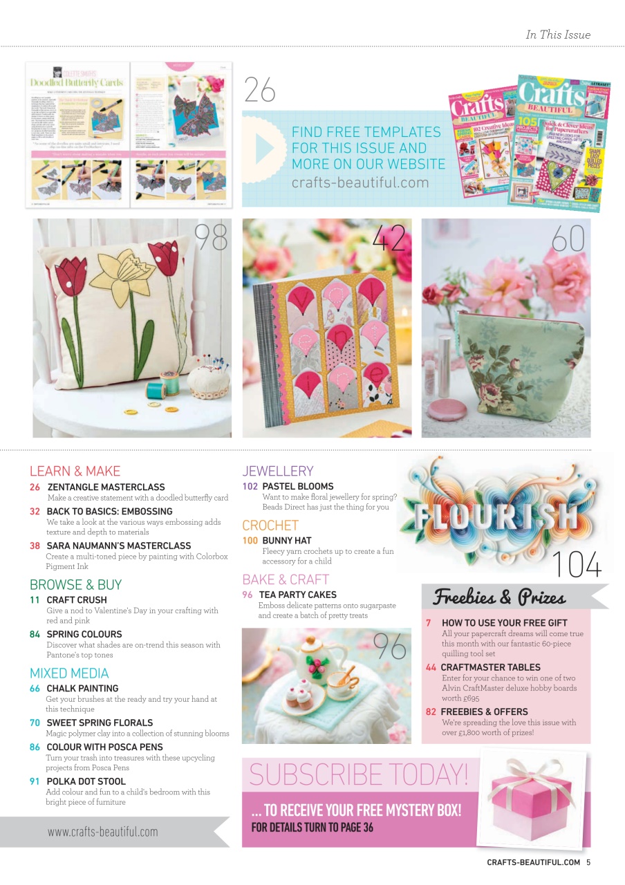 Crafts Beautiful Preview Pages