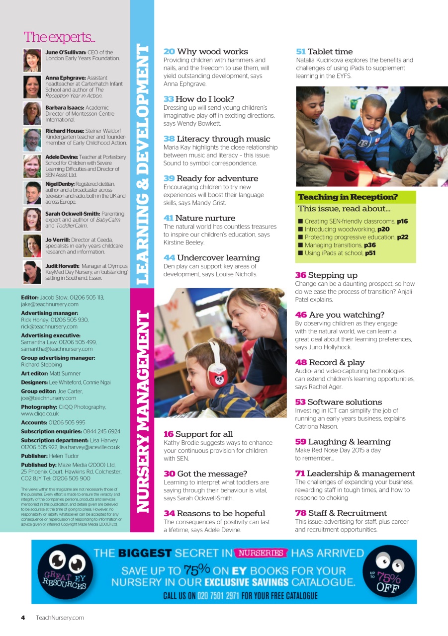 Teach Early Years Preview Pages