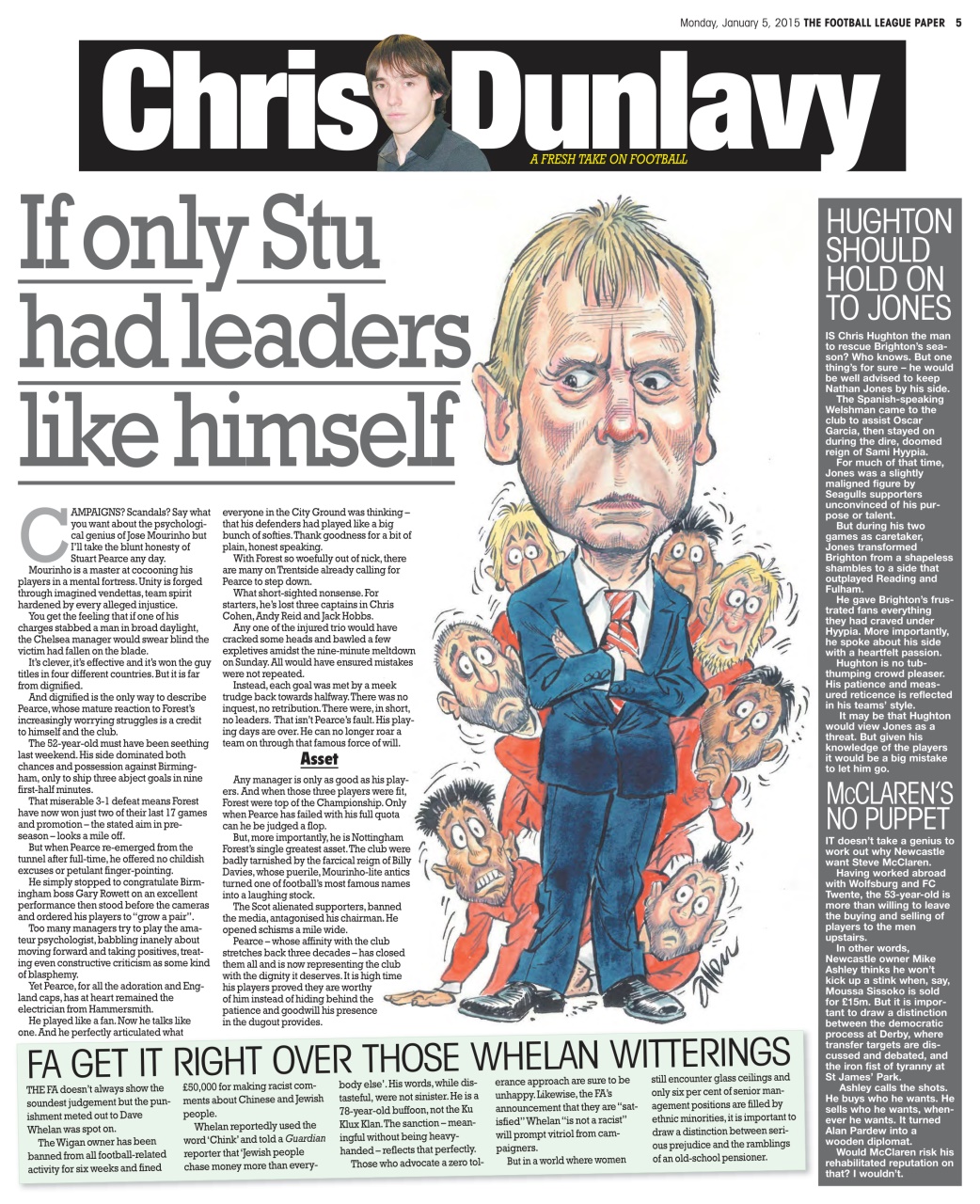 The Football League Paper Preview Pages