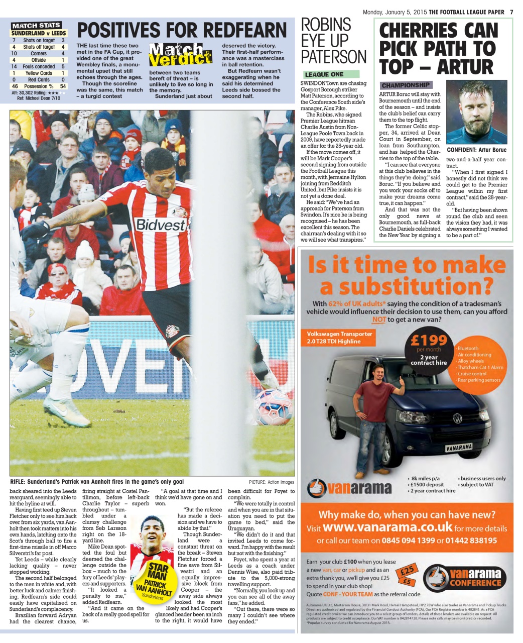 The Football League Paper Preview Pages