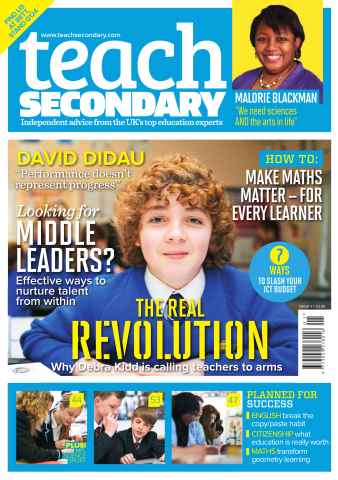 Teach Secondary issue Vol.4 No.1