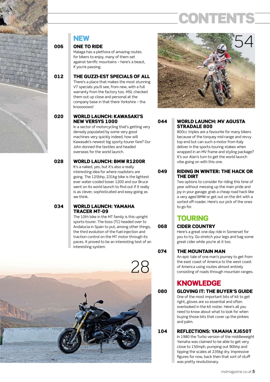 Motorcycle Sport & Leisure Preview Pages