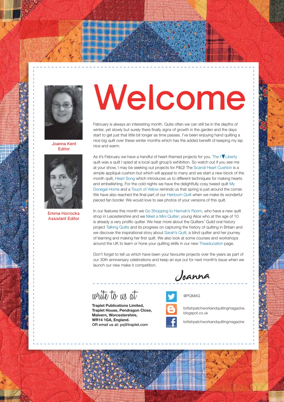 Patchwork and Quilting Preview Pages