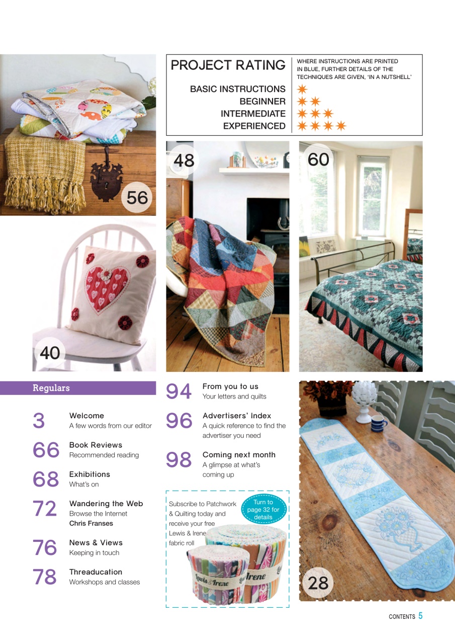 Patchwork and Quilting Preview Pages