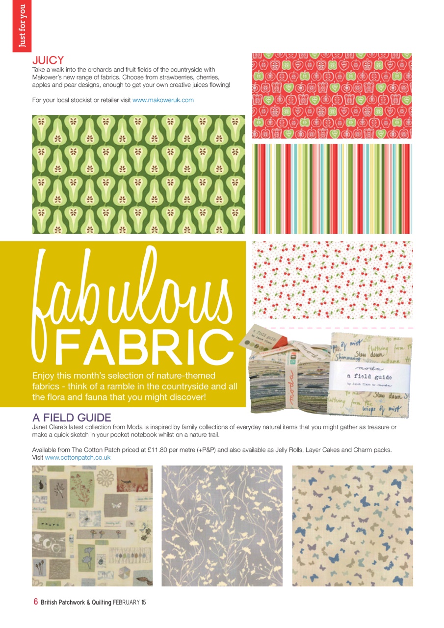 Patchwork and Quilting Preview Pages