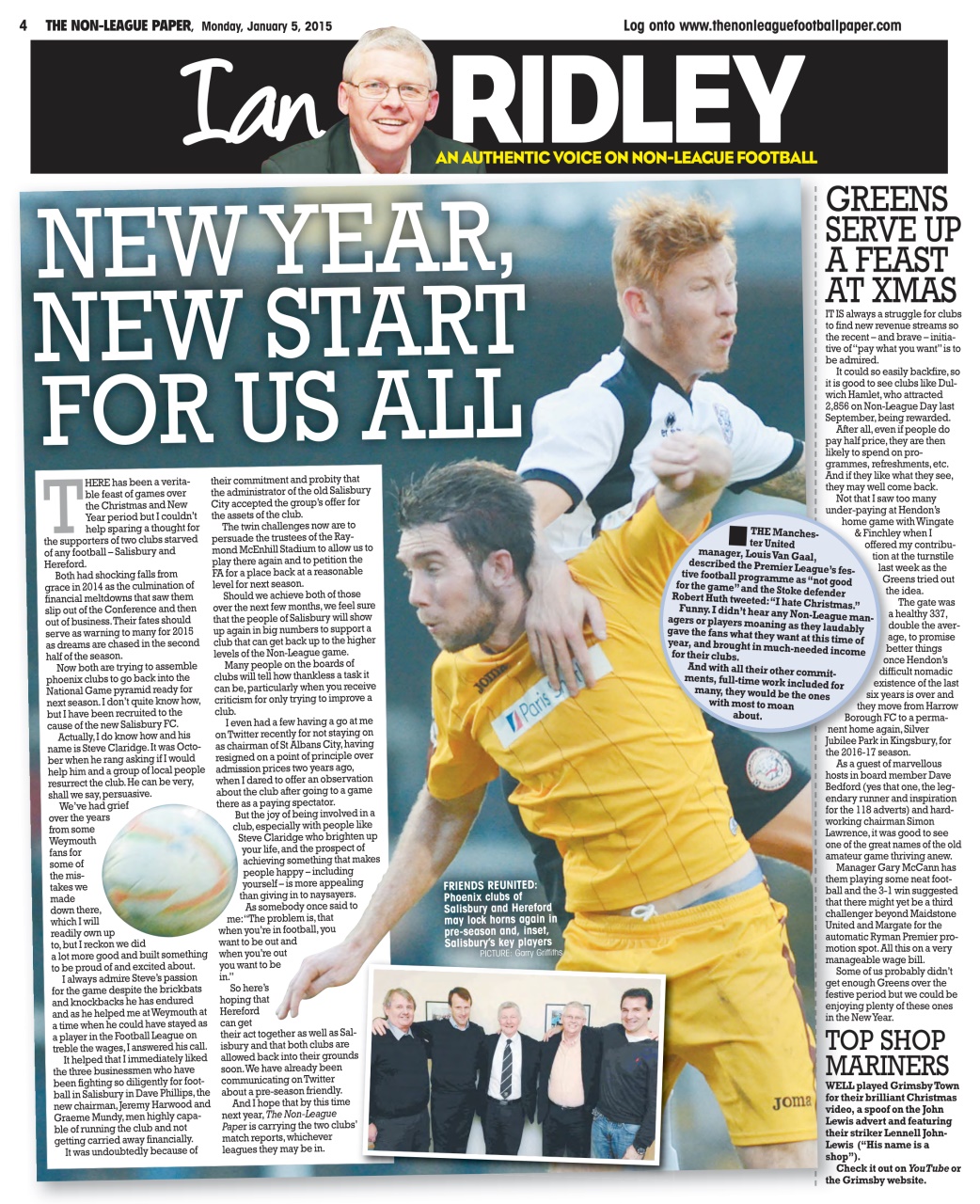 The Non-League Football Paper Preview Pages