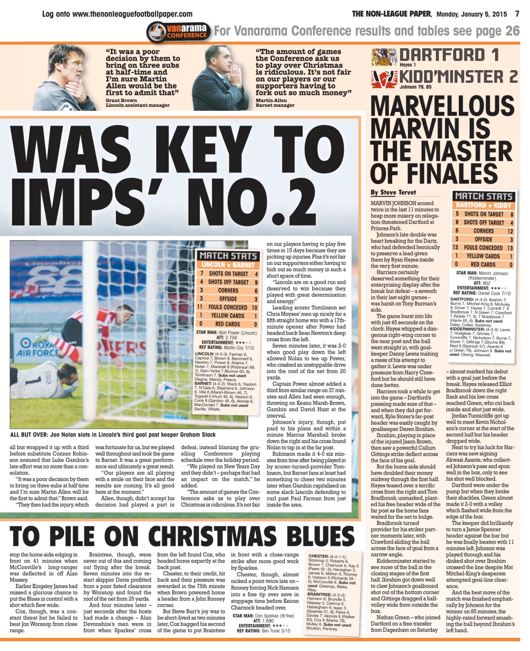 The Non-League Football Paper Preview Pages