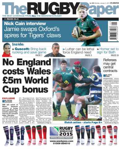 The Rugby Paper issue 5th January 2015