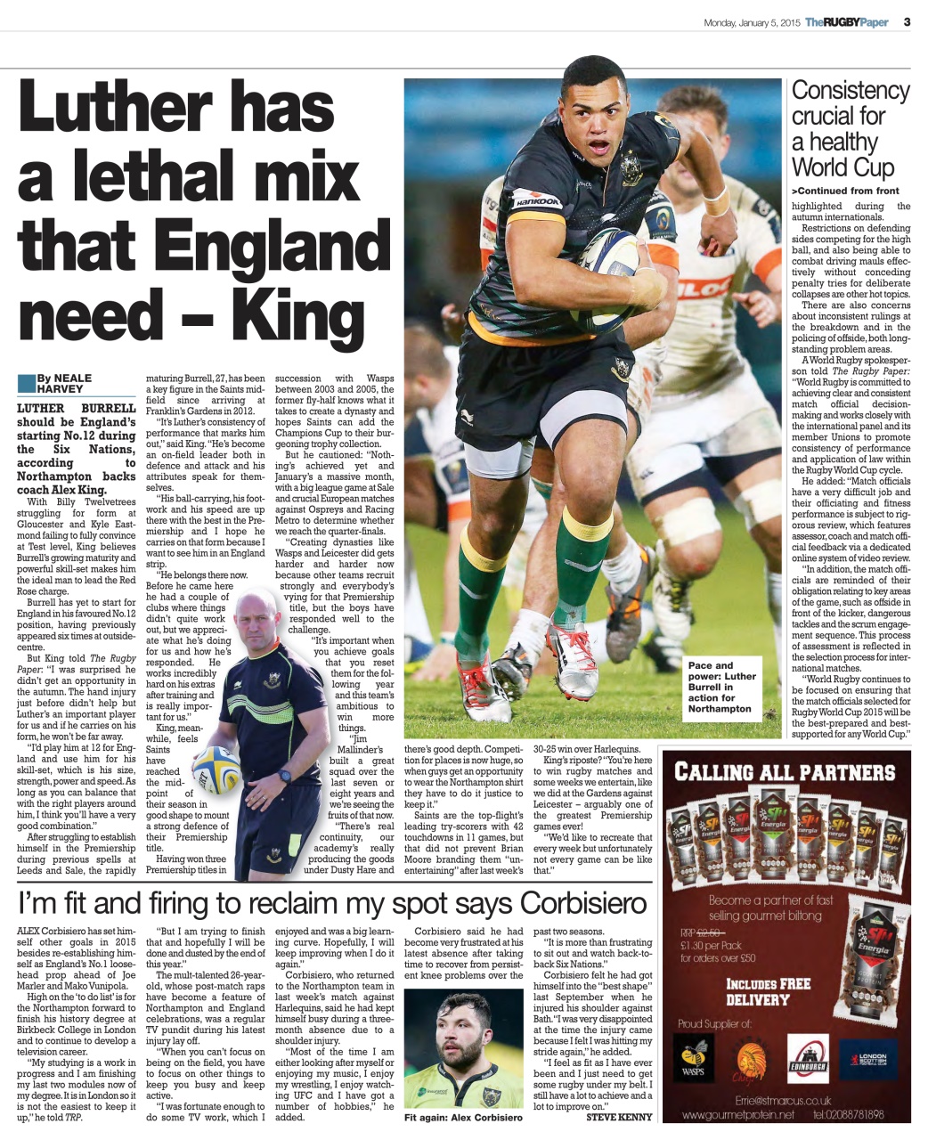 The Rugby Paper Preview Pages