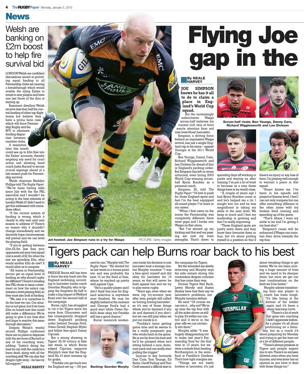 The Rugby Paper Preview Pages