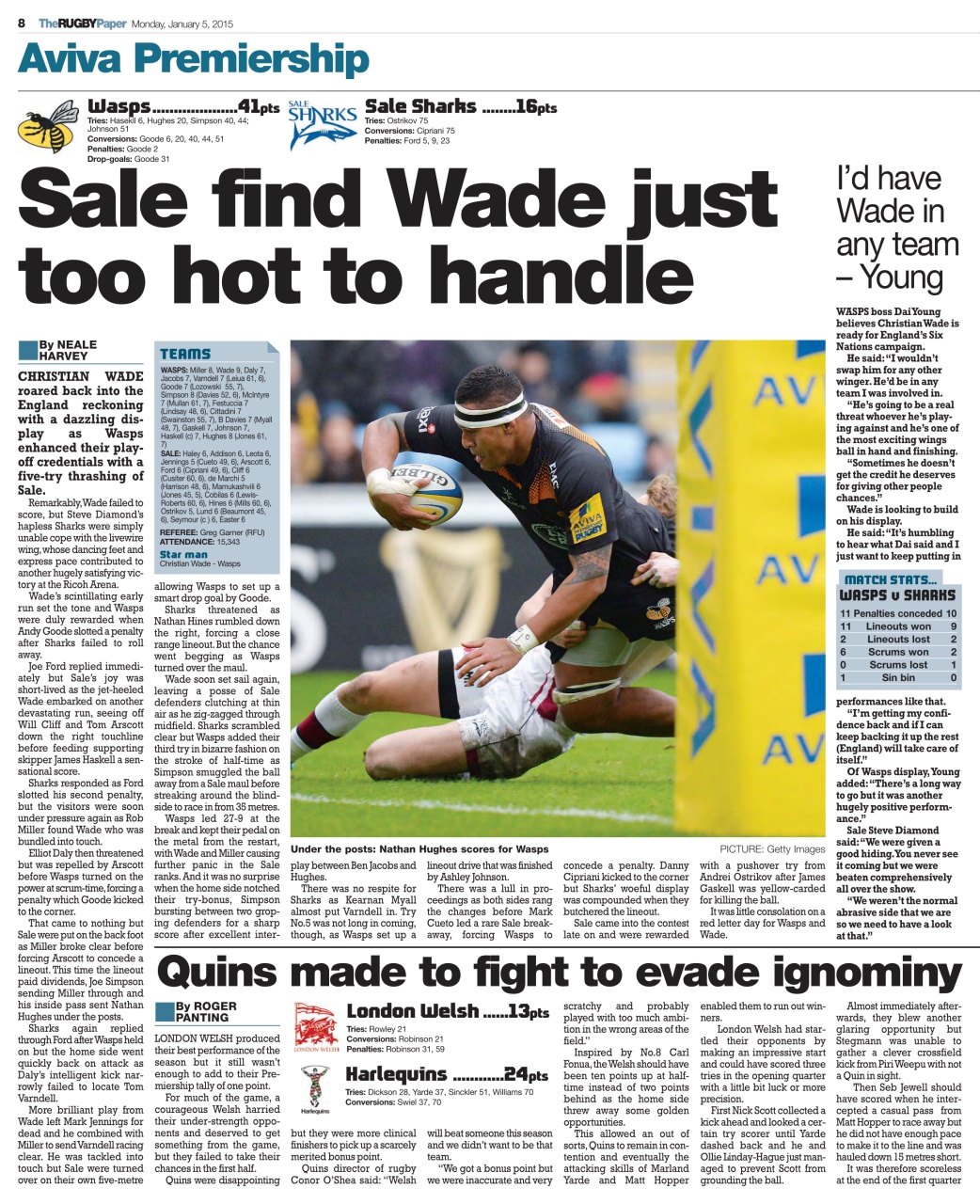 The Rugby Paper Preview Pages