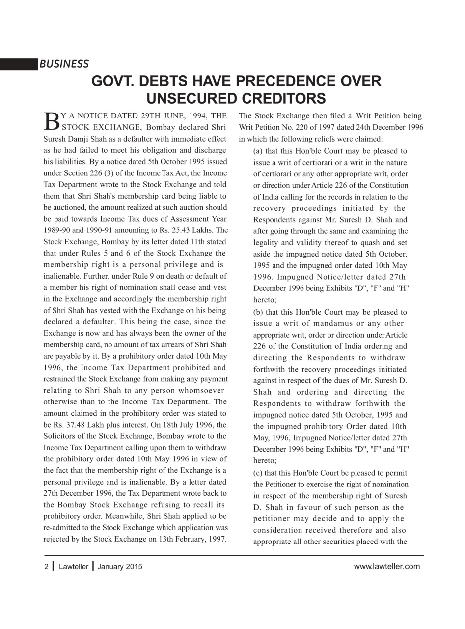 Lawteller – A Legal Awareness Magazine Preview Pages